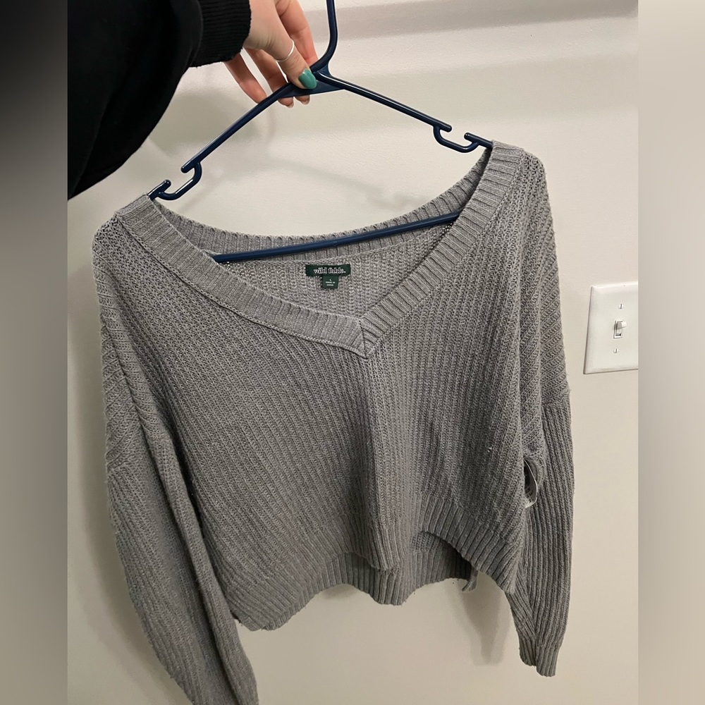 Cropped sweater